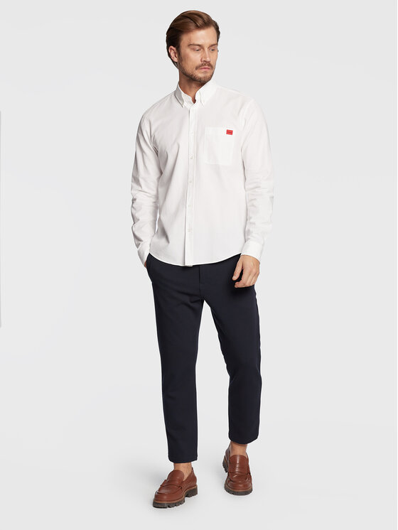 HUGO Hugo Košulja Evito 50479302 Bijela Slim Fit