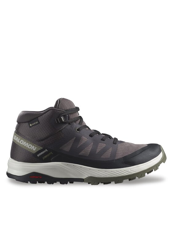 Salomon Salomon Trekkings Outrise Mid Gtx W GORE-TEX L47160700 Negru