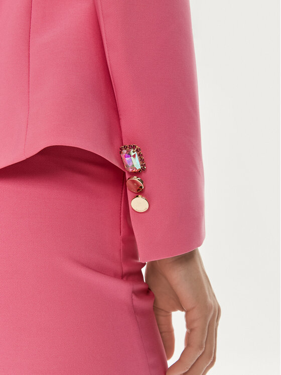 Fracomina Fracomina Giacca da abito FQ24SJ2001W42901 Rosa Slim Fit