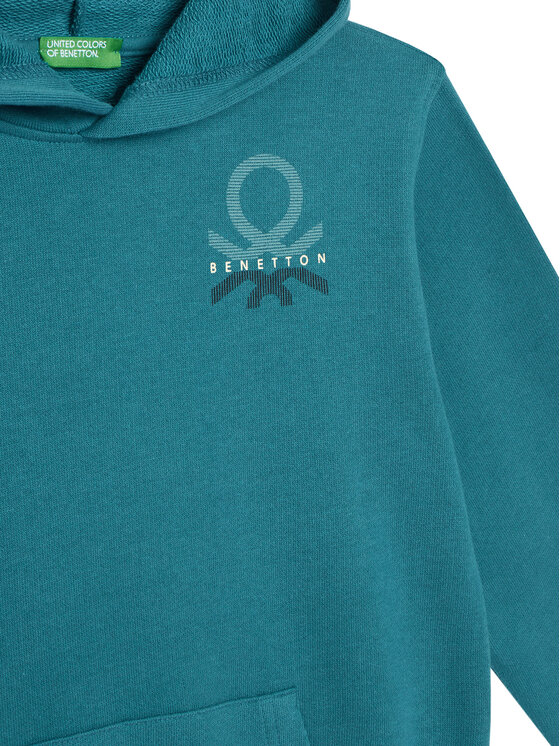 United Colors Of Benetton United Colors Of Benetton Mikina 3J68C204V Modrá Regular Fit