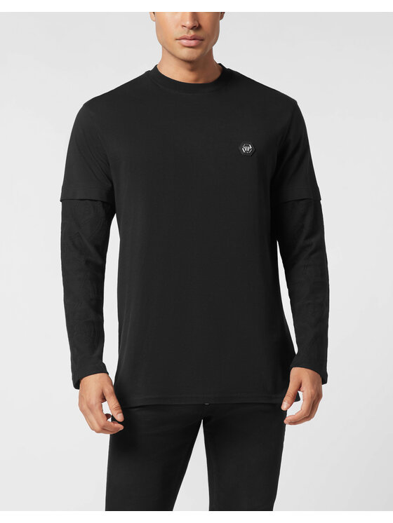 PHILIPP PLEIN PHILIPP PLEIN Tričko 26197 Čierna Regular Fit