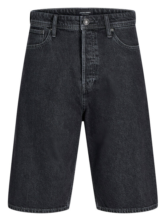Jack & Jones Jack & Jones Szorty jeansowe Iron 12278463 Czarny Baggy Fit