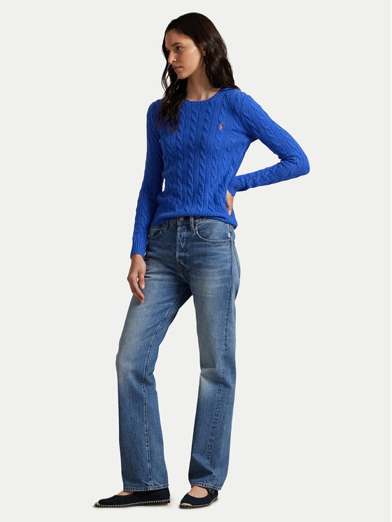 Polo Ralph Lauren Polo Ralph Lauren Sweter 211971865006 Niebieski Slim Fit