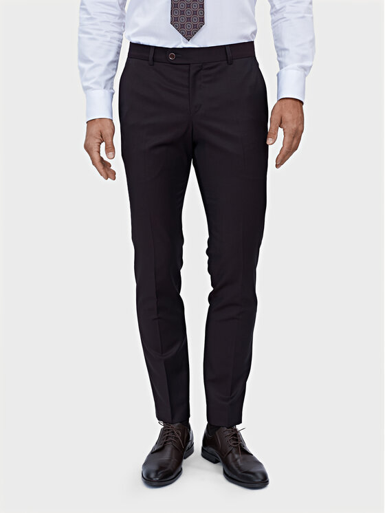 Evenemen Evenemen Garnitur Cameron Fioletowy Slim Fit