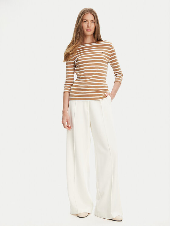 Tommy Hilfiger Tommy Hilfiger Blūze New Cody WW0WW40589 Brūns Slim Fit