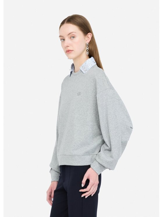 Liu Jo Liu Jo Felpa UF5254F087303658 Grigio Regular Fit