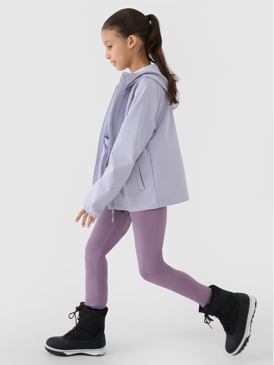4F 4F Softshellová bunda 4FJWSS25TSOFF305-27S Sivá Regular Fit