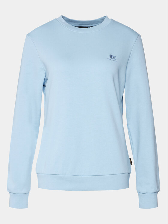 Napapijri Napapijri Суитшърт B-Nina NP0A4H85 Светлосиньо Regular Fit