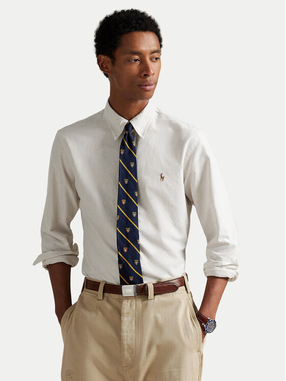 Polo Ralph Lauren Polo Ralph Lauren Košile 710953704007 Béžová Custom Fit