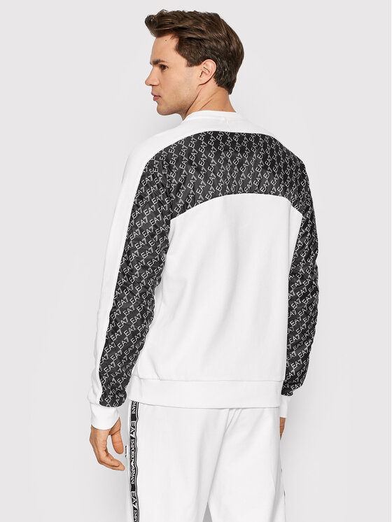 Felpa 3LPM54 PJEQZ 1100 Bianco Regular Fit