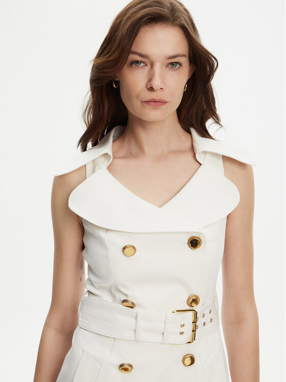 Marciano Guess Marciano Guess Коктейльна сукня 5YGK37 7311A Білий Regular Fit
