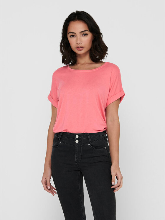 ONLY ONLY T-shirt 15106662 Rosa Regular Fit