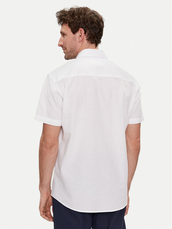 Selected Homme Selected Homme Πουκάμισο 16092495 Λευκό Regular Fit