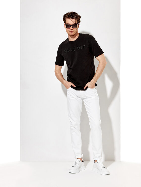 T-shirt Embro Nero Relaxed Fit