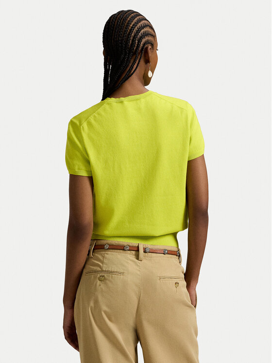Polo Ralph Lauren Polo Ralph Lauren T-Shirt 211971872503 Zielony Slim Fit