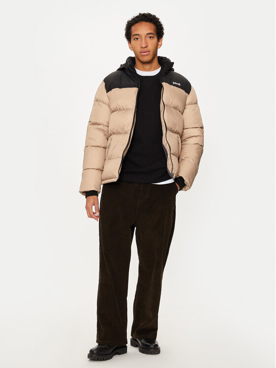 Schott NYC Schott NYC Μπουφάν χειμωνιάτικο UTAH Μπεζ Regular Fit