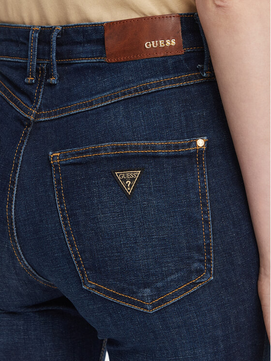 Guess Guess Traperice W6YA46 D1537 Tamnoplava Skinny Fit
