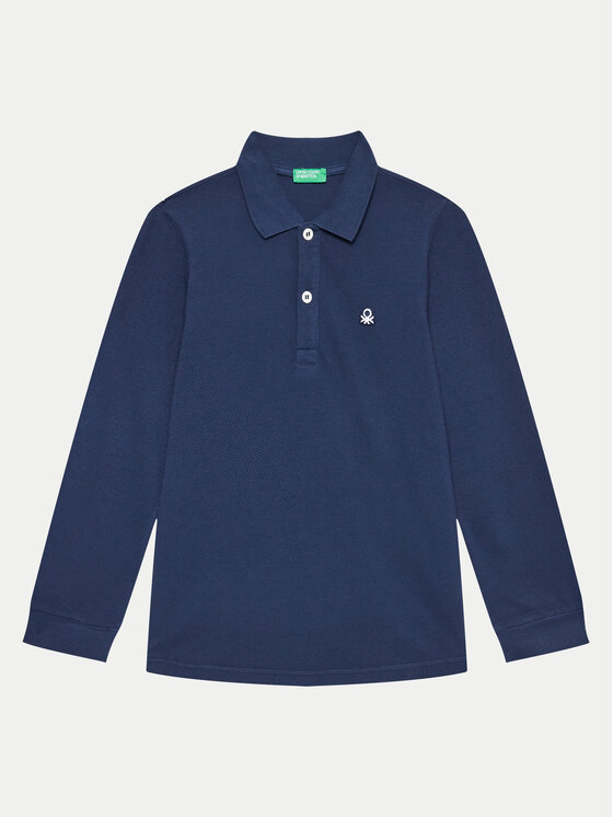 United Colors Of Benetton Polokošeľa 3089G3009 Tmavomodrá Regular Fit