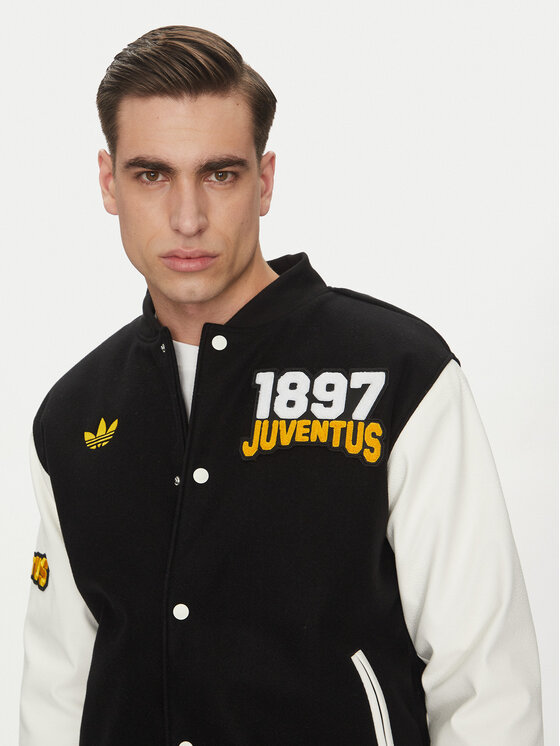 adidas adidas Bomber dzseki Juventus VRCT JF0451 Fekete Loose Fit