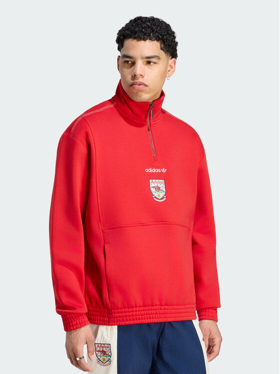 adidas adidas Bluza techniczna 172272 Czerwony Loose Fit