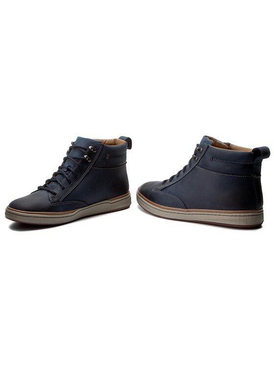 Clarks Clarks Μποτίνια Norsen Mid 261287457 Σκούρο μπλε