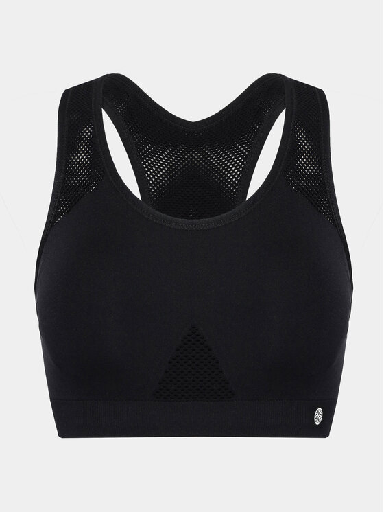 Sport melltartó Athlecia, Méret: XS, Fekete, Rosemary W Sports Bra E181384