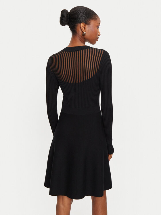 Morgan Morgan Трикотажна сукня 242-RMANDRI Чорний Regular Fit