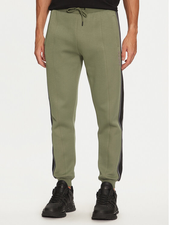 Guess Pantaloni trening Mickey Z2YB09 KB3P2 Verde Regular Fit