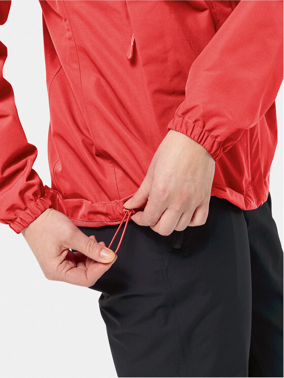 Jack Wolfskin Jack Wolfskin Kurtka przeciwdeszczowa Stormy Point 1111202 Czerwony Regular Fit