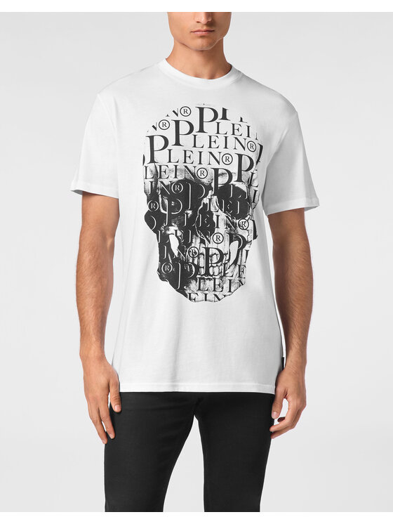 PHILIPP PLEIN PHILIPP PLEIN T-Shirt 9419 Bílá Regular Fit
