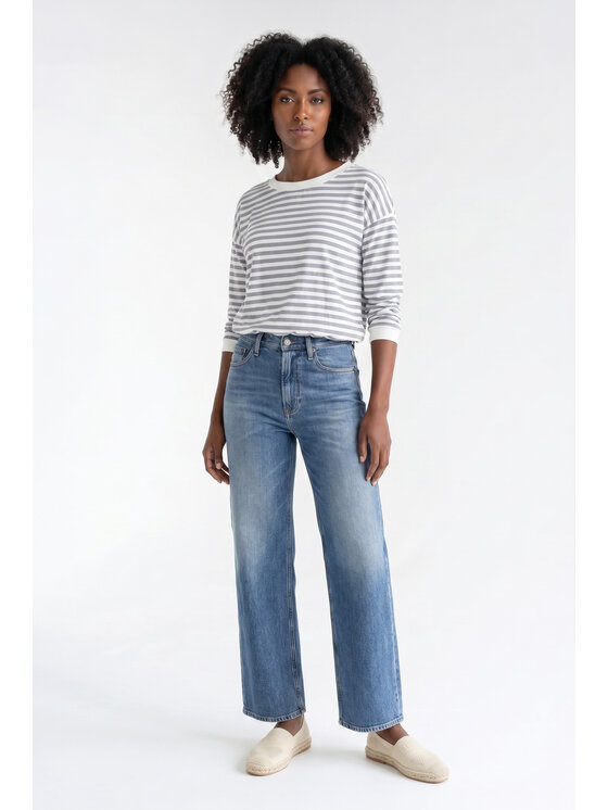 FIGL FIGL Bluzka M1373 Szary Regular Fit