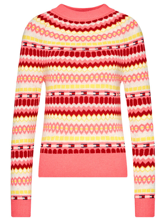Tommy Jeans Tommy Jeans Пуловер Fairisle DW0DW08859 Цветен Regular Fit