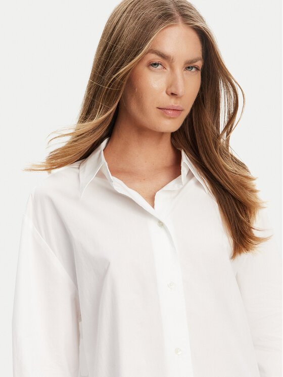 Marc O'Polo Marc O'Polo Πουκάμισο B01 1051 42025 Λευκό Regular Fit