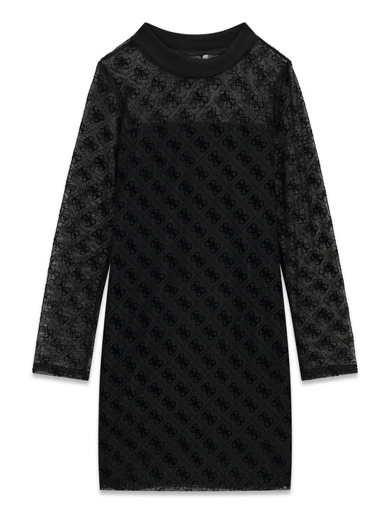 Guess Rochie de zi J6YK04 K3957 Negru Regular Fit