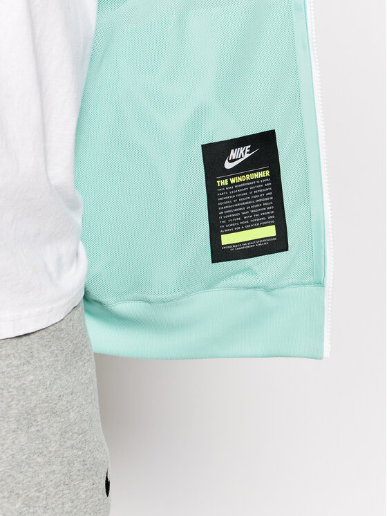 Nike Nike Kurtka do biegania Sportswear Windrunner DA0001 Zielony Standard Fit