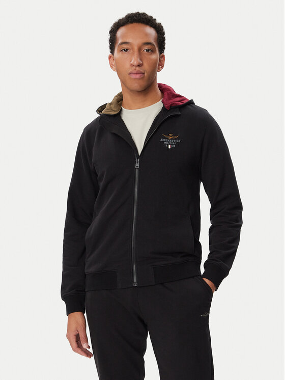 Aeronautica Militare Aeronautica Militare Felpa 262FE2097UF00662 Nero Regular Fit