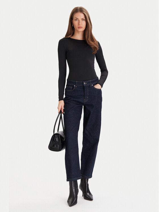 ONLY ONLY Боди Frida 15343926 Черен Slim Fit