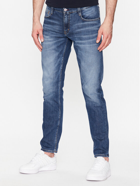 Mustang Mustang Džinsai Oregon 3116-5111 Mėlyna Slim Fit