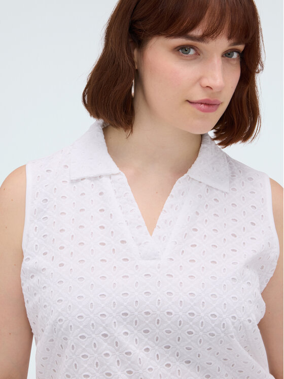 Fiorella Rubino Fiorella Rubino T-shirt G0AJL009166N011 Bianco Regular Fit