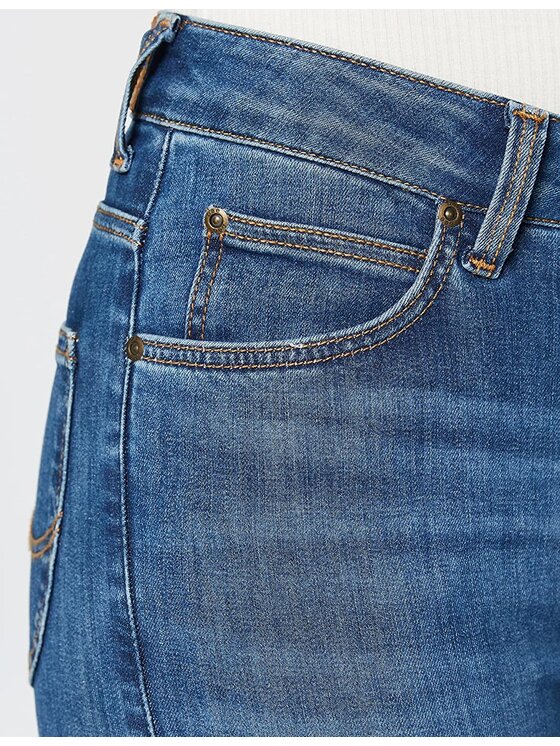 Lee Lee Jeans SCARLETT HIGH ZIP Blu Skinny Fit