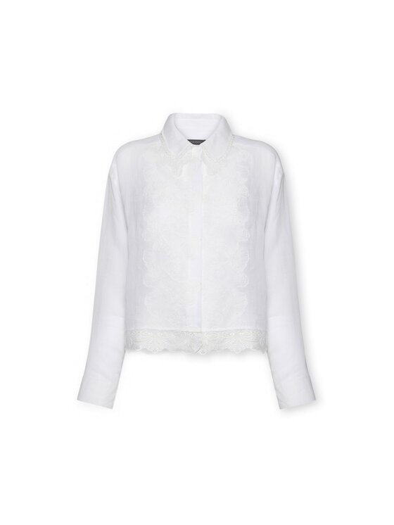 Elena Mirò Elena Mirò Camicia 5194P000280N001 Bianco Regular Fit