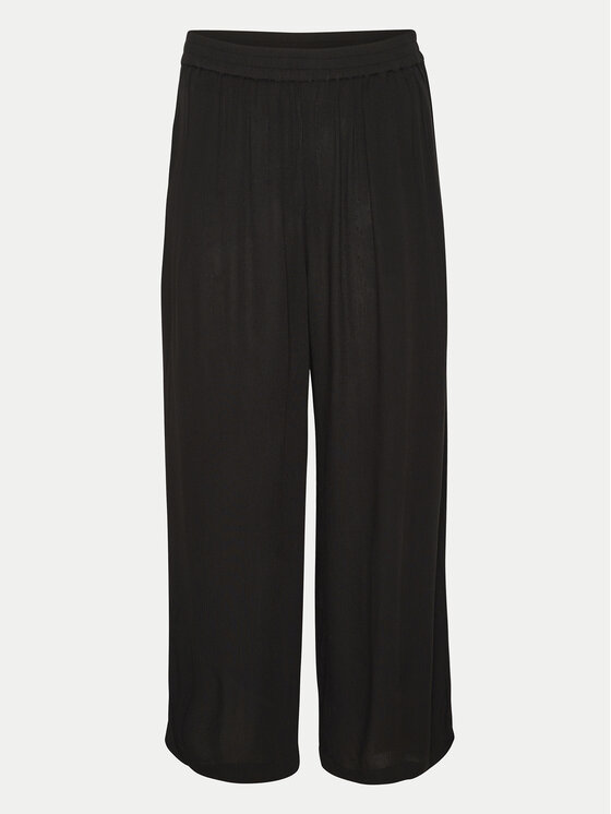 Kaffe Kaffe Pantaloni di tessuto Dacia Amber 10506454 Nero Loose Fit