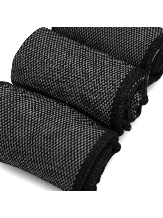 Reebok Reebok Set de 3 perechi de șosete joase unisex R0356P-SS24 (3-pack) Negru