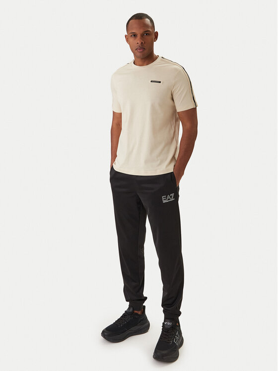 EA7 Emporio Armani EA7 Emporio Armani T-Shirt 7M001476 AF10375 Béžová Regular Fit