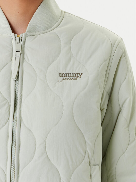 Tommy Jeans Tommy Jeans Prechodná bunda DW0DW20962 Zelená Regular Fit
