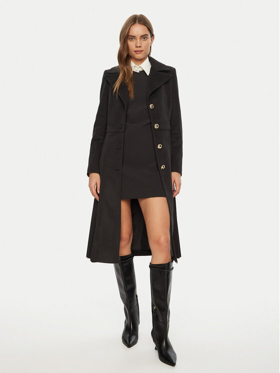 Rinascimento Rinascimento Демісезонний плащ CFC0121913003 Чорний Regular Fit