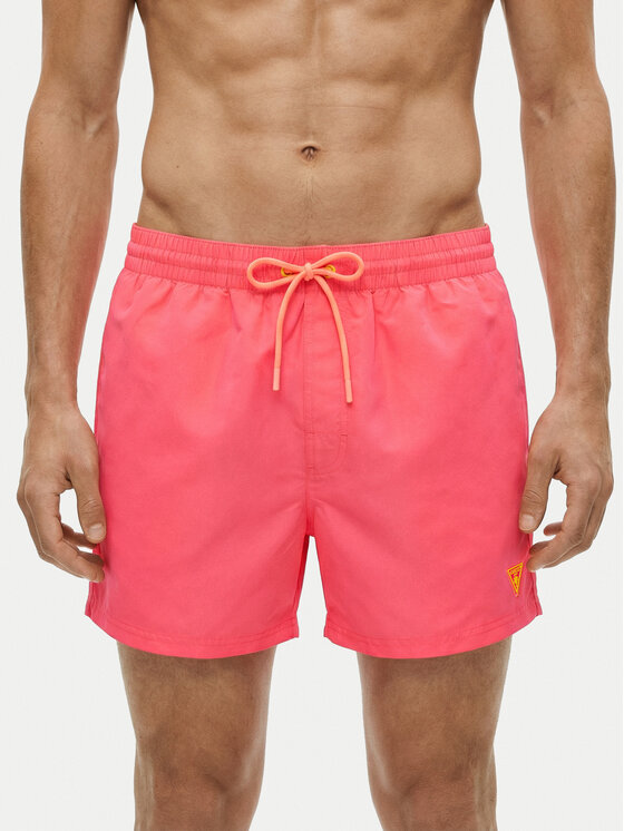 Guess Úszónadrág F6GT25 WG282 SHORT Rózsaszín Regular Fit