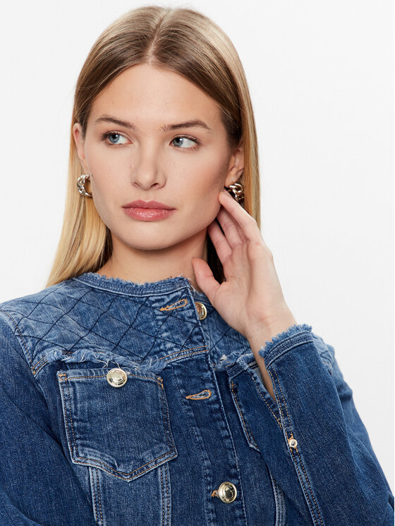 Giacca di jeans Layla W3RN28 D4H77 Blu scuro Slim