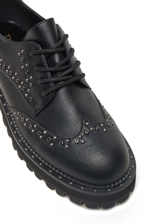 TWINSET TWINSET Oxfordky 242TGT106 Čierna