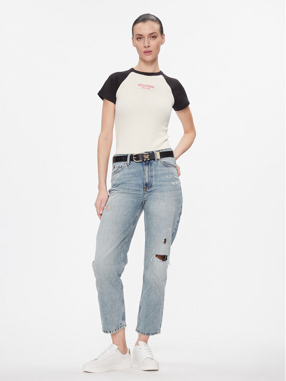 Tommy Hilfiger Tommy Hilfiger Jeansy Classic WW0WW40632 Niebieski Straight Fit